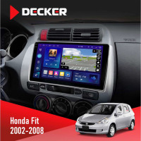 Штатна магнітола Honda Fit 2002-2008 Decker D9-009 4x64, DSP, 4G, 2k