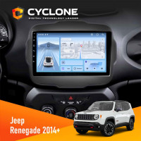 Штатна магнітола Jeep Renegade 2014+ Cyclone C9-012 4x64, DSP, 4G