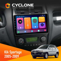 Штатна магнітола KIA Sportage 2005-2009 Cyclone C9-001 2x32 CPL