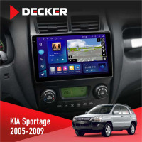 Штатна магнітола KIA Sportage 2005-2009 Decker D9-009 4x64, DSP, 4G, 2k