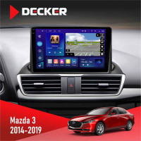 Штатна магнітола Mazda 3 2014-2019 Decker D9-009 4x64, DSP, 4G, 2k