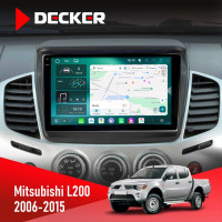 Штатна магнітола Mitsubishi L200 2006-2015 Cyclone C9-013 4x64 DSP 4G
