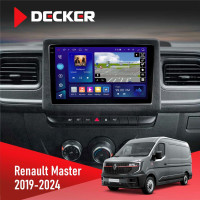 Штатна магнітола Renault Master 2019+ Decker D10-009 4x64, DSP, 4G, 2k