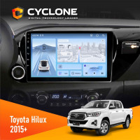 Штатна магнітола Toyota Hilux 2015+ Cyclone C10-012 4x64, DSP, 4G