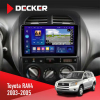Штатна магнітола Toyota RAV4 2003-2005 Decker D9-009 4x64, DSP, 4G, 2k