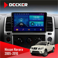 Штатна магнітола Nissan Navara (D40), Pathfinder (R51) 2005-2010 Decker D9-006 4x64, 4G