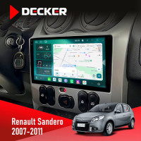 Штатна магнітола Renault Sandero 2007-2011 Cyclone C9-013 4x64 DSP 4G