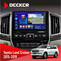 Штатна магнітола Toyota Land Cruiser (200) 2015-2019 Decker D9-009 4x64, DSP, 4G, 2k