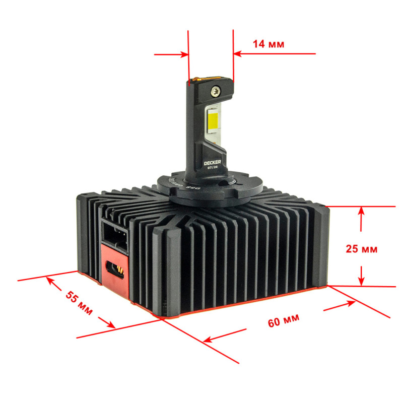 Світлодіодна лампа Decker LED PL-07 6K D5