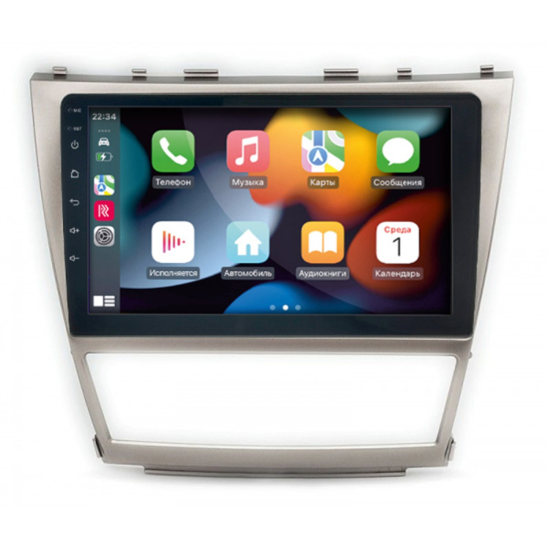 Штатна магнітола Toyota Camry 2006-2011 Climate AMP Decker D10-009 4x64, DSP, 4G, 2k