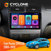 Штатна магнітола Fiat Punto, Linea 2005-2014 Cyclone C9-001 2x32 CPL