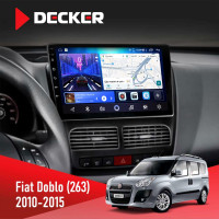 Штатна магнітола Fiat Doblo (263) 2010-2015 Decker D10-006 4x64, 4G