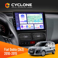 Штатна магнітола Fiat Doblo (263) 2010-2015 Cyclone C10-011 4x64, DSP