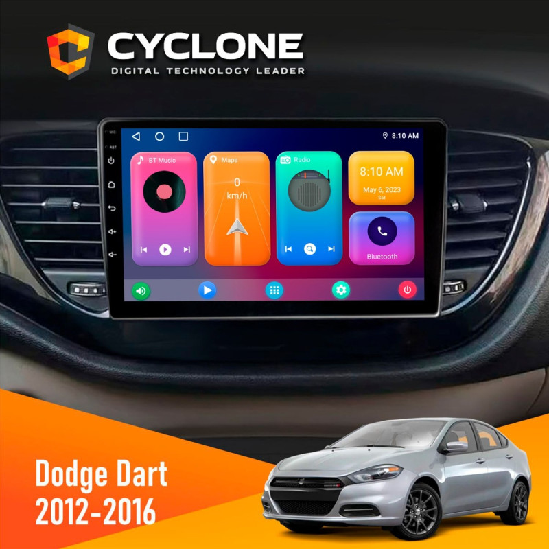 Штатна магнітола Dodge Dart 2012-2016 Cyclone C9-001 2x32 CPL
