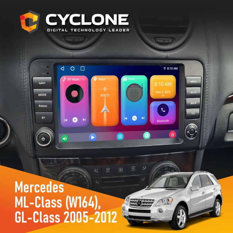 Штатна магнітола Mercedes-Benz ML-Class (W164) 2005-2011 Cyclone C9-001 2x32 CPL