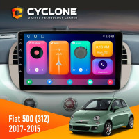 Штатна магнітола Fiat 500 (312) 2007-2015 Cyclone C9-001 2x32 CPL