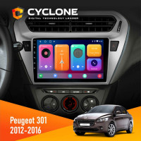 Штатна магнітола Peugeot 301 2012-2016 Cyclone C9-001 2x32 CPL