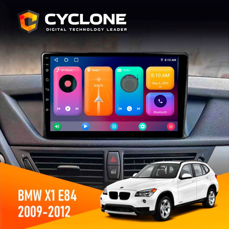 Штатна магнітола BMW X1 (E84) 2009-2012 Cyclone C10-001 2x32 CPL
