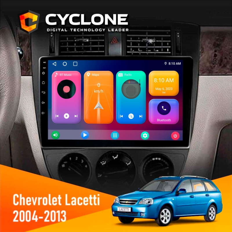 Штатна магнітола Chevrolet Lacetti 2004-2013 Black Cyclone C10-001 2x32 CPL