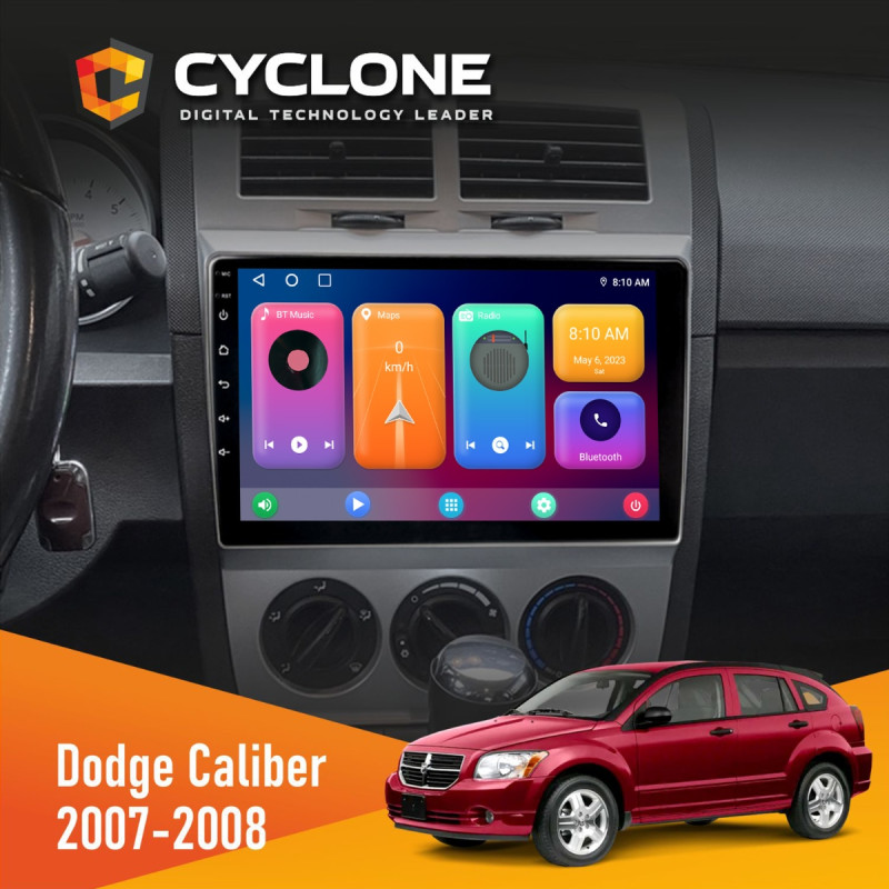 Штатна магнітола Dodge Caliber 2007-2008 Cyclone C10-001 2x32 CPL