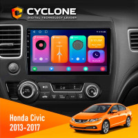 Штатна магнітола Honda Civic 2013-2017 Cyclone C10-001 2x32 CPL
