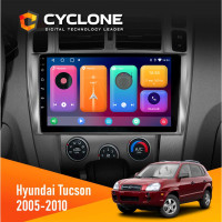 Штатна магнітола Hyundai Tucson 2005-2010 Cyclone C10-001 2x32 CPL