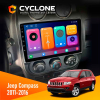 Штатна магнітола Jeep Compass, Patriot 2011-2016 Cyclone C10-001 2x32 CPL