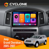 Штатна магнітола Jeep Grand Cherokee 2005-2007 Big Screen Cyclone C10-001 2x32 CPL