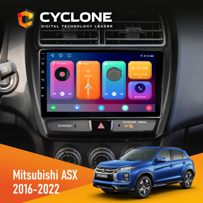 Штатна магнітола Mitsubishi ASX 2016-2022 Cyclone C10-001 2x32 CPL