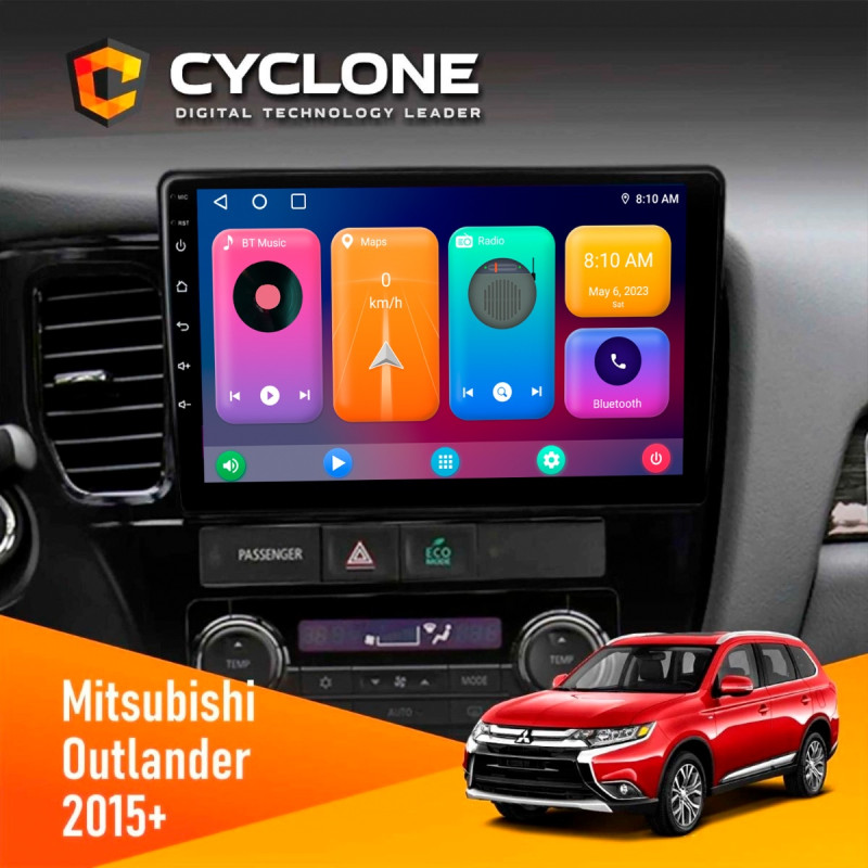 Штатна магнітола Mitsubishi Outlander 2015+ Cyclone C10-001 2x32 CPL