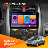 Штатна магнітола Toyota Auris 2006-2012 Cyclone C10-001 2x32 CPL