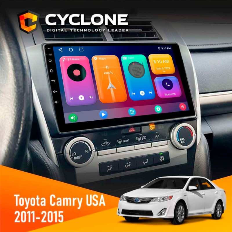 Штатна магнітола Toyota Camry 2011-2015 USA Cyclone C10-001 2x32 CPL