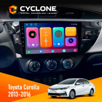 Штатна магнітола Toyota Corolla 2013-2016 Cyclone C10-001 2x32 CPL