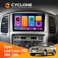 Штатна магнітола Toyota Land Cruiser (100) 2003-2008 Cyclone C10-001 2x32 CPL