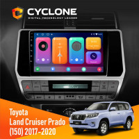 Штатна магнітола Toyota Land Cruiser Prado (150) 2017-2020 Cyclone C10-001 2x32 CPL