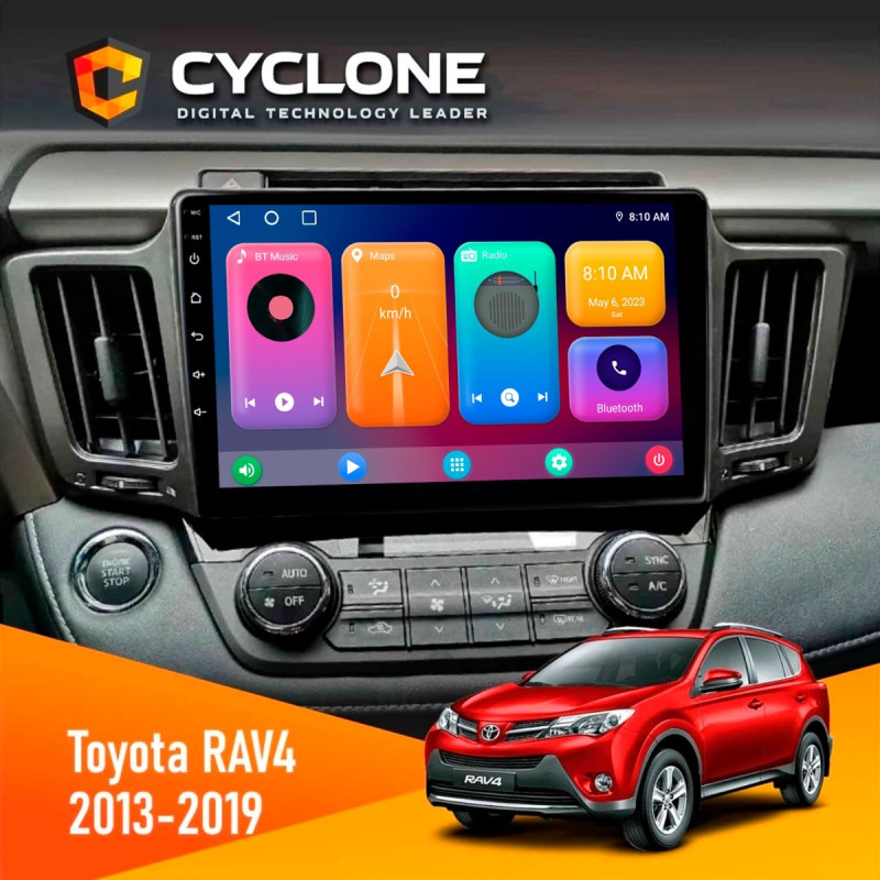 Штатна магнітола Toyota RAV4 2013-2019 Cyclone C10-001 2x32 CPL