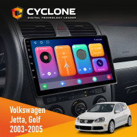 Штатна магнітола Volkswagen Golf 2003-2008 Climate 2 Cyclone C10-001 2x32 CPL