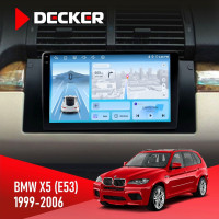 Штатна магнітола BMW X5 (E53) 1999-2006 Decker D9-010 6x128, DSP, 4G, 2K
