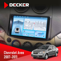 Штатна магнітола Chevrolet Aveo 2007-2011 Decker D9-010 6x128, DSP, 4G, 2K