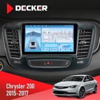 Штатна магнітола Chrysler 200 2015-2017 Decker D9-010 6x128, DSP, 4G, 2K