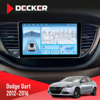 Штатна магнітола Dodge Dart 2012-2016 Decker D9-010 6x128, DSP, 4G, 2K