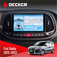 Штатна магнітола Fiat Doblo 2015-2023 Decker D9-010 6x128, DSP, 4G, 2K