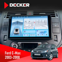 Штатна магнітола Ford C-Max 2003-2008 Decker D9-010 6x128, DSP, 4G, 2K