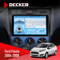 Штатна магнітола Ford Fiesta 2006-2008 Decker D9-010 6x128, DSP, 4G, 2K