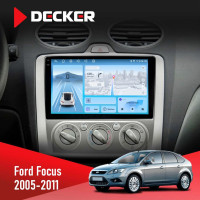 Штатна магнітола Ford Focus 2 2005-2011 Decker D9-010 6x128, DSP, 4G, 2K