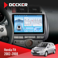 Штатна магнітола Honda Fit 2002-2008 Climate Decker D9-010 6x128, DSP, 4G, 2K