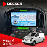 Штатна магнітола Hyundai H-1 2015-2021 Decker D9-010 6x128, DSP, 4G, 2K