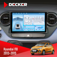 Штатна магнітола Hyundai i10 2013-2015 Decker D9-010 6x128, DSP, 4G, 2K