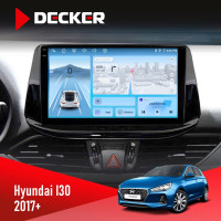 Штатна магнітола Hyundai i30 2017+ Decker D9-010 6x128, DSP, 4G, 2K