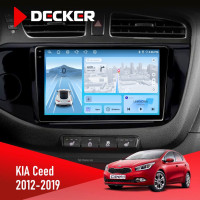 Штатна магнітола KIA Ceed 2012-2019 Decker D9-010 6x128, DSP, 4G, 2K